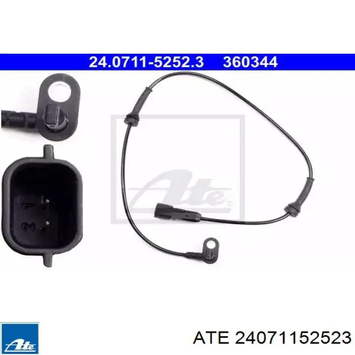 Sensor ABS traseiro ATE 24071152523 preço, a partir de 28,36 USD
