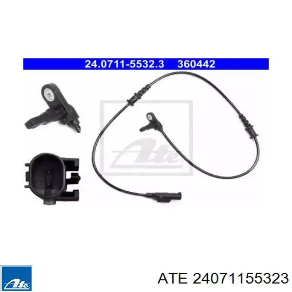 A9069050701 Mercedes Sensor dianteiro de ABS