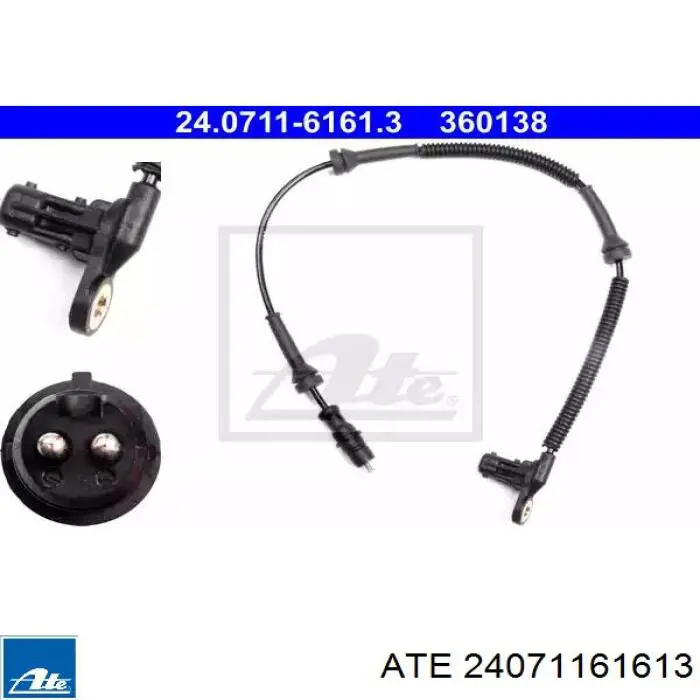 24071161613 ATE Sensor dianteiro de ABS