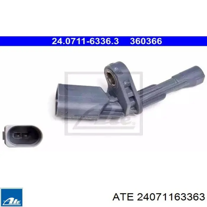24071163363 ATE Sensor ABS traseiro direito