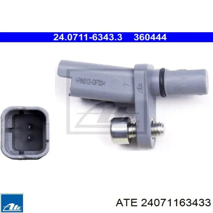 Sensor ABS traseiro Peugeot/Citroen 9800038580
