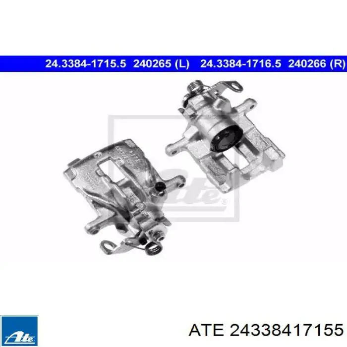 Suporte do freio traseiro esquerdo ATE 24338417155 preço, a partir de 76,78 USD