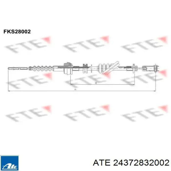 Cabo de embraiagem ATE 24372832002 preço, a partir de 25,24 USD