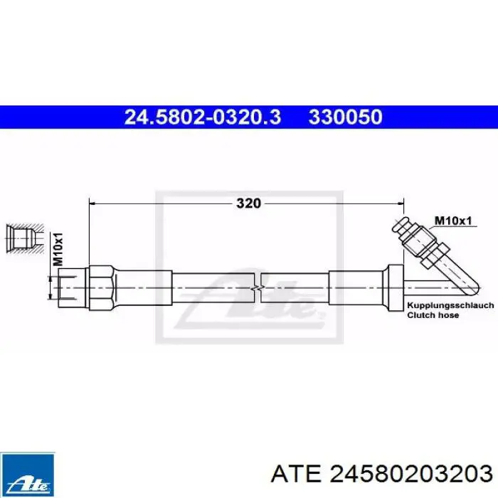 Mangueira de embraiagem BMW 21521153513 preço, a partir de 78,32 USD
