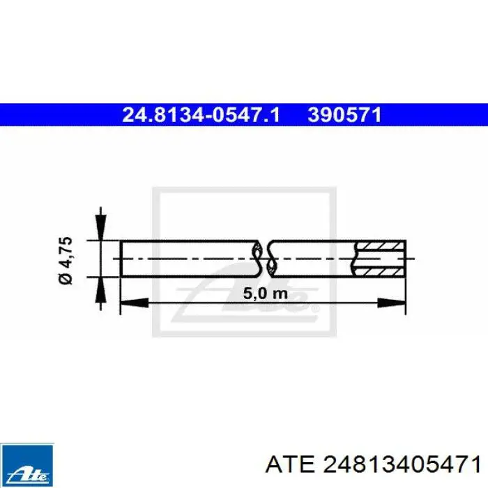Tubo do freio do sistema, enrolamento Opel 562258 preço, a partir de 10,56 USD