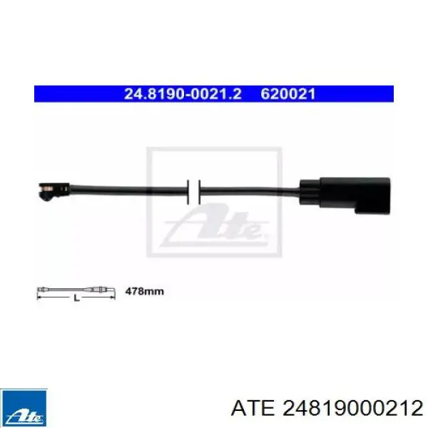 Compre 2511675 Ford Sensor traseiro de desgaste das sapatas do freio