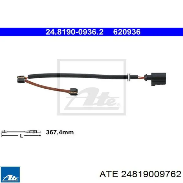 Sensor dianteiro de desgaste das sapatas do freio VAG 4M0615121A preço, a partir de 5,21 USD