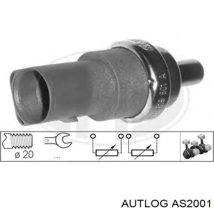 Sensor de temperatura do fluido de esfriamento Autlog AS2001 preço, a partir de 10,40 USD