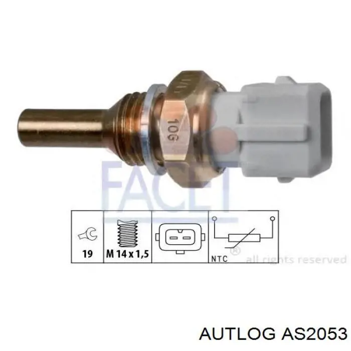 Compre AS2053 Autlog Sensor de temperatura do fluido de esfriamento, no dispositivo