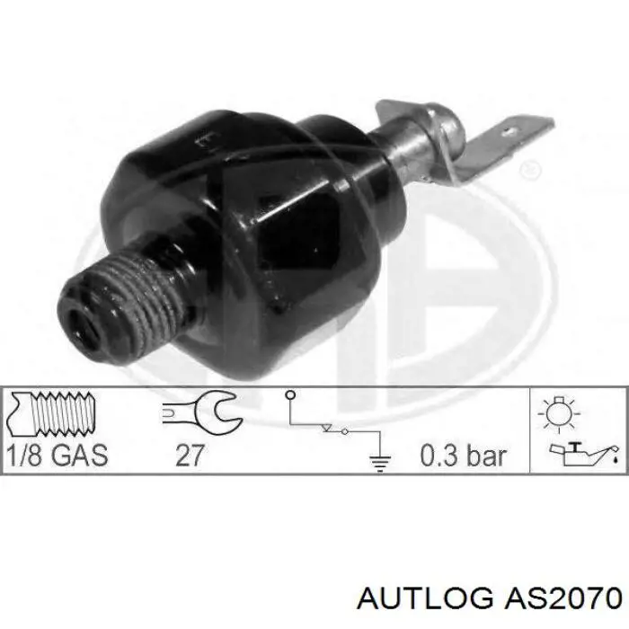 Sensor de pressão de óleo Autlog AS2070 preço, a partir de 3,72 USD