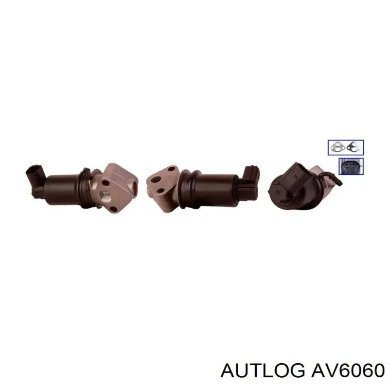 AV6060 Autlog Válvula EGR de recirculação dos gases