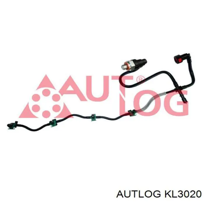KL3020 Autlog Tubo de combustível, inverso desde os injetores