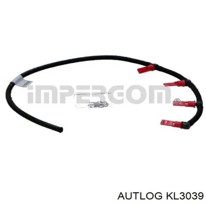 KL3039 Autlog Tubo de combustível, inverso desde os injetores