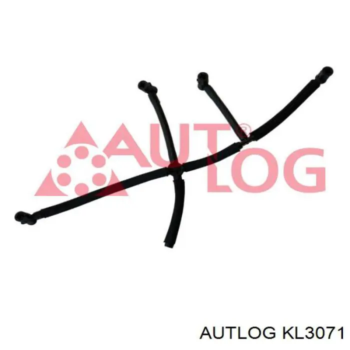KL3071 Autlog Tubo de combustível, inverso desde os injetores