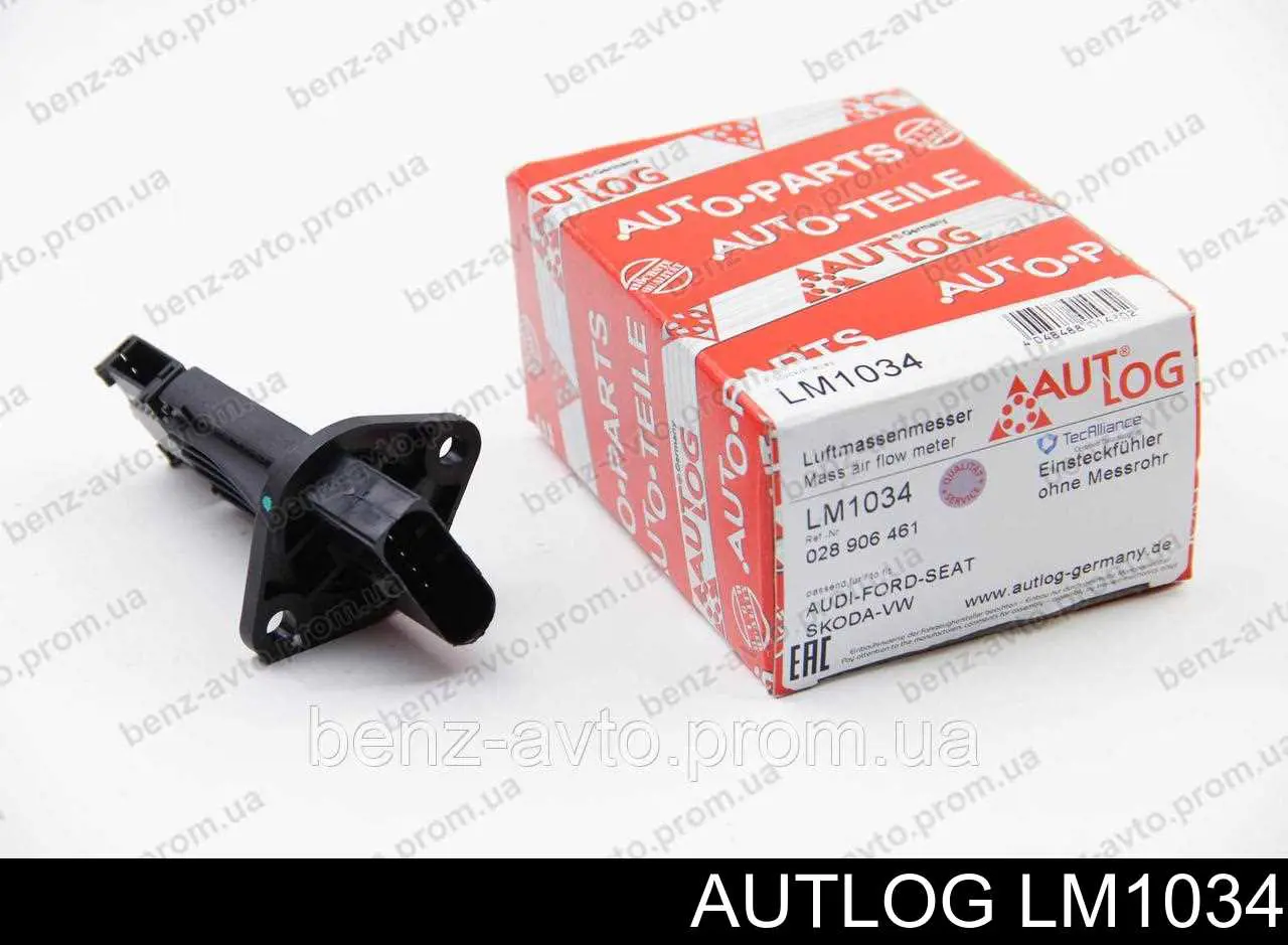 Sensor de fluxo (consumo) de ar, medidor de consumo M.A.F. - (Mass Airflow) Autlog LM1034 preço, a partir de 48,41 USD