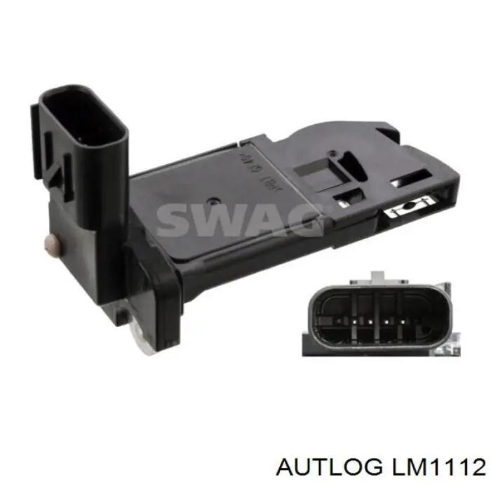 LM1112 Autlog Sensor de fluxo (consumo) de ar, medidor de consumo M.A.F. - (Mass Airflow)