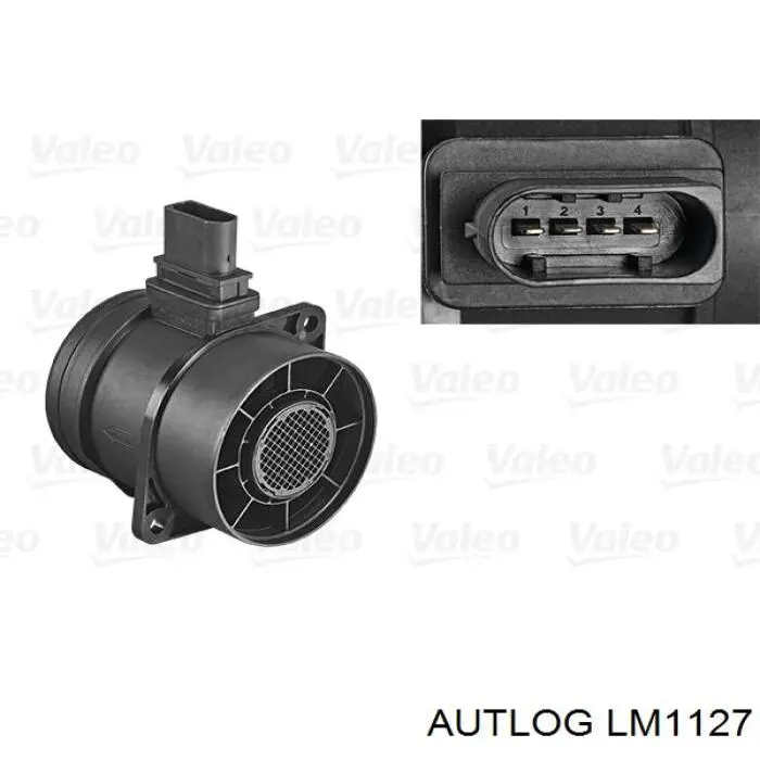 LM1127 Autlog Sensor de fluxo (consumo) de ar, medidor de consumo M.A.F. - (Mass Airflow)