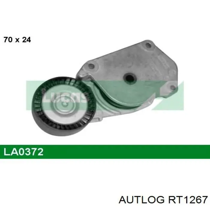 Compre RT1267 Autlog Rolo de reguladora de tensão da correia de transmissão