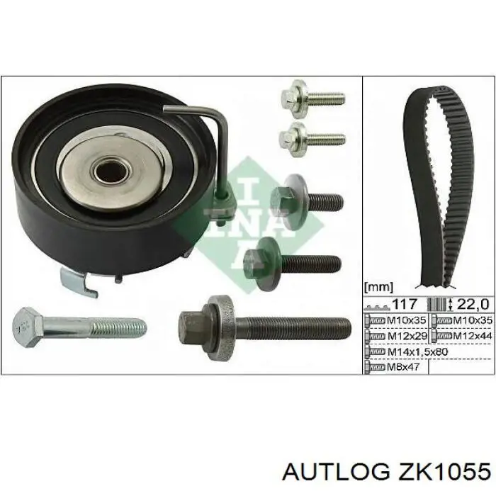 Correia do mecanismo de distribuição de gás, kit Autlog ZK1055 preço, a partir de 116,12 USD