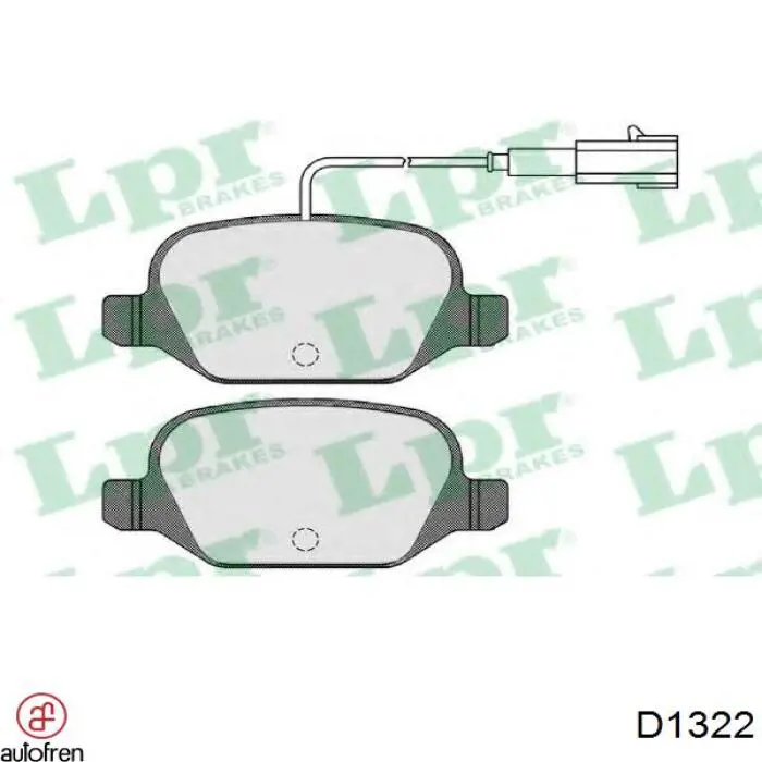 Compre D1322 Autofren Kit de reparação de cilindro mestre do freio
