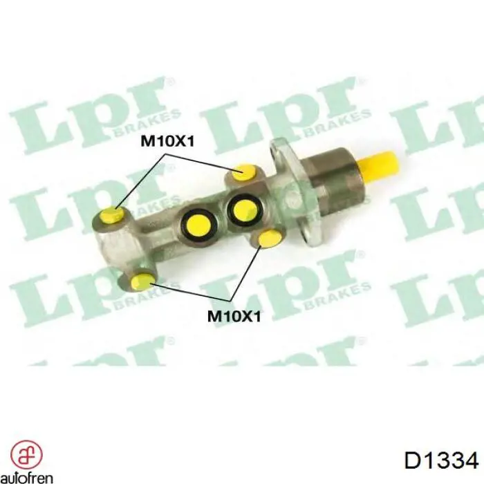 Compre D1334 Autofren Kit de reparação de cilindro mestre do freio