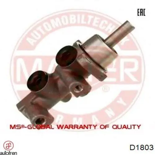 Compre D1803 Autofren Kit de reparação de cilindro mestre do freio
