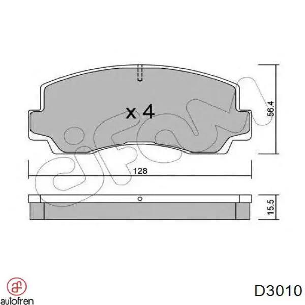 Compre D3010 Autofren Kit de reparação do cilindro de trabalho de embraiagem