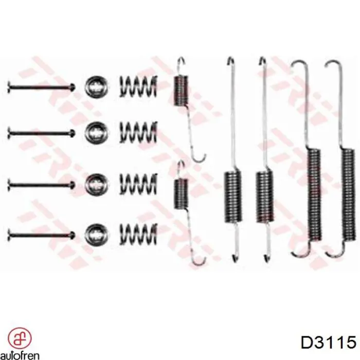 Compre D3115 Autofren Kit de reparação de cilindro do freio traseiro