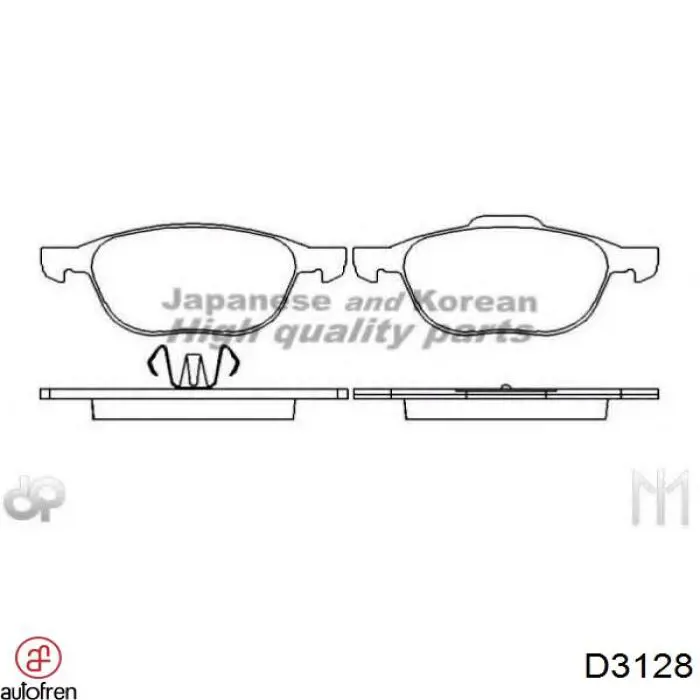 Compre D3128 Autofren Kit de reparação de cilindro do freio traseiro