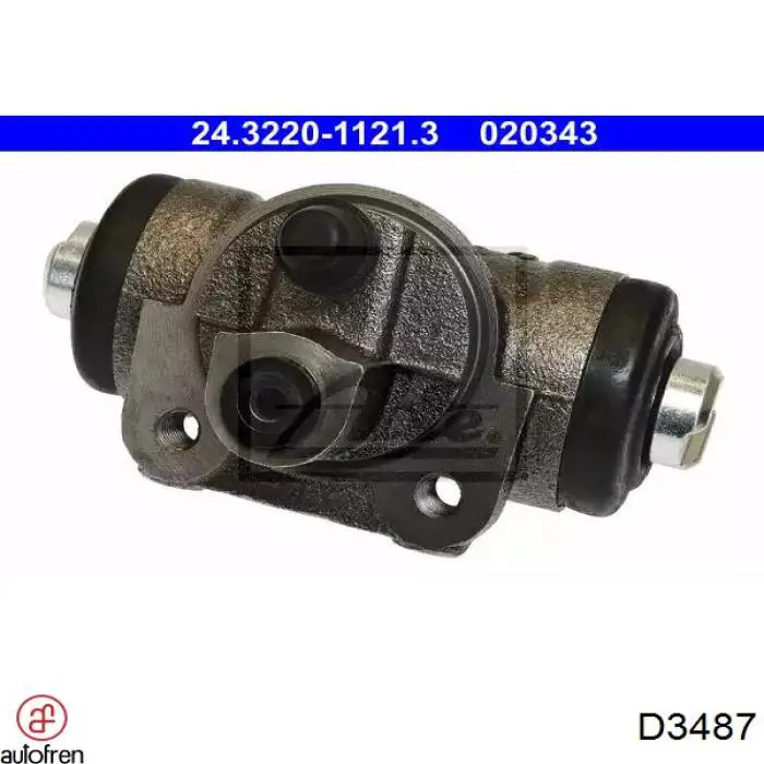 Compre D3487 Autofren Kit de reparação de cilindro do freio traseiro