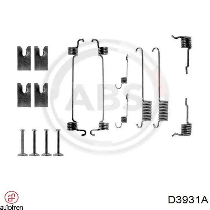 Kit de montagem das sapatas traseiras de tambor Ford 1022351 preço, a partir de 7,84 USD