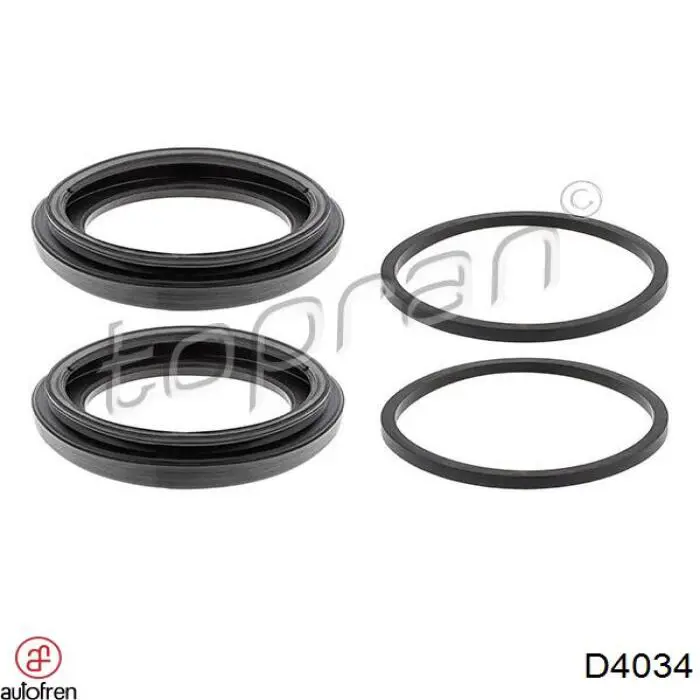 Compre D4034 Autofren Kit de reparação de suporte do freio dianteiro