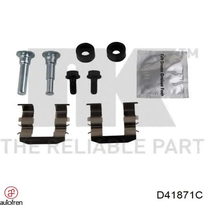 Kit de reparação de suporte do freio traseiro Autofren D41871C preço, a partir de 24,96 USD