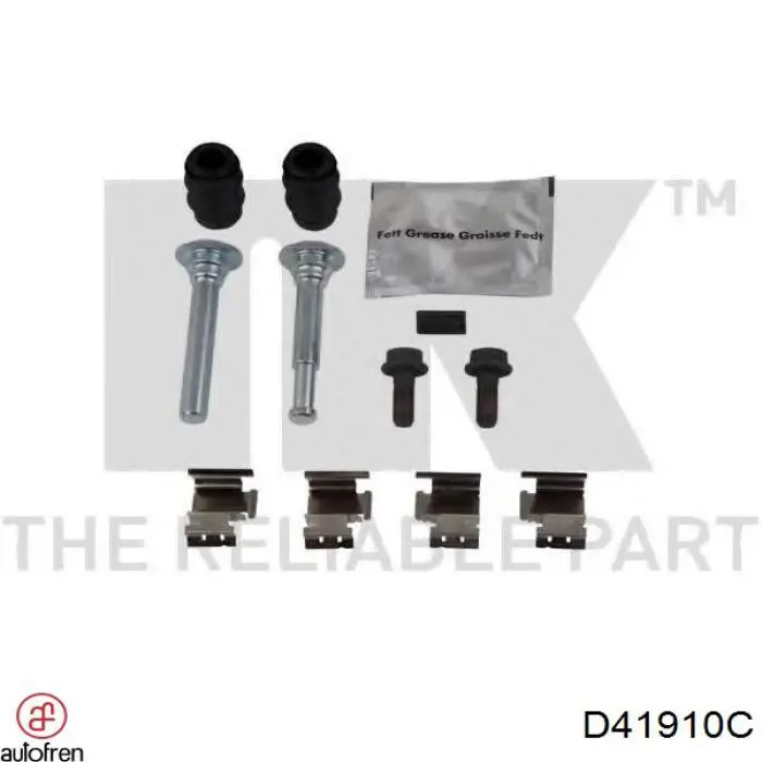 Compre D41910C Autofren Kit de reparação de suporte do freio traseiro