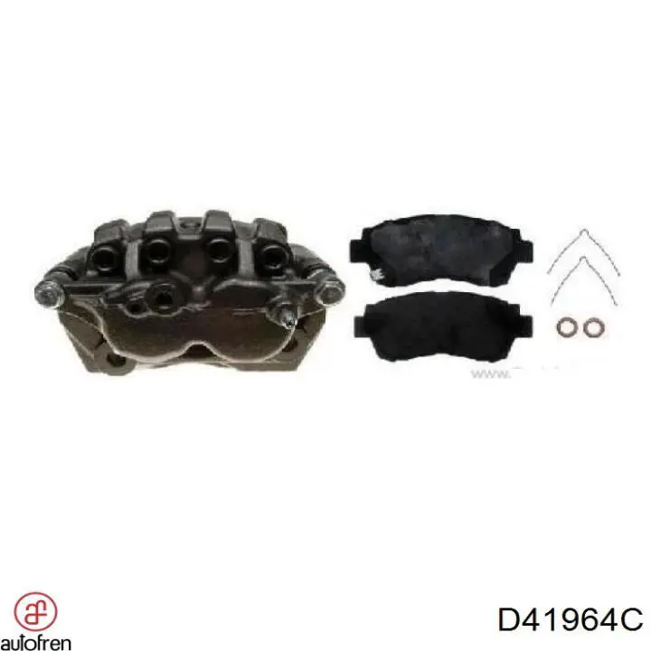 Kit de reparação de suporte do freio dianteiro Autofren D41964C preço, a partir de 47,99 USD