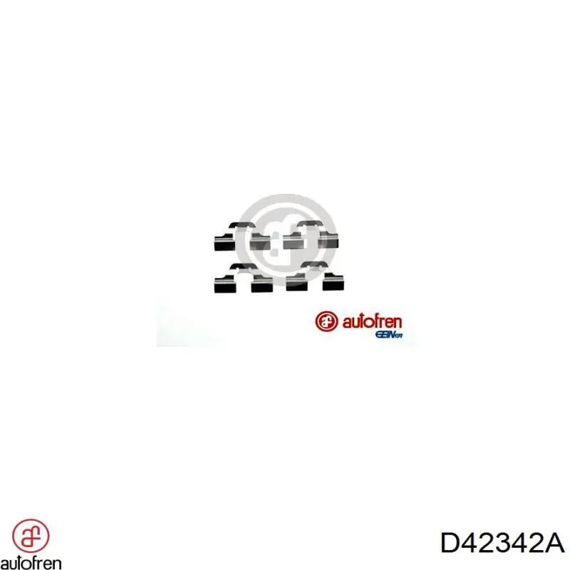 Kit de molas de fixação de sapatas de disco traseiras Autofren D42342A preço, a partir de 9,70 USD