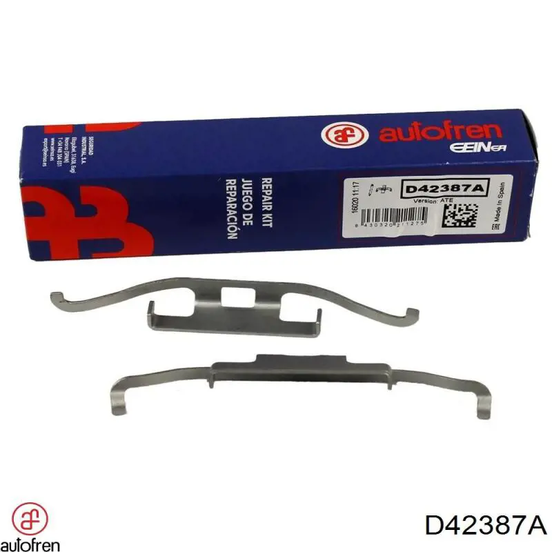 Kit de molas de fixação de sapatas de disco traseiras Autofren D42387A preço, a partir de 7,36 USD