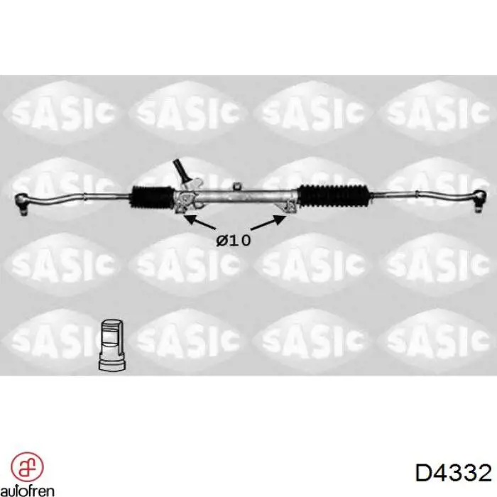 Compre D4332 Autofren Kit de reparação de suporte do freio dianteiro
