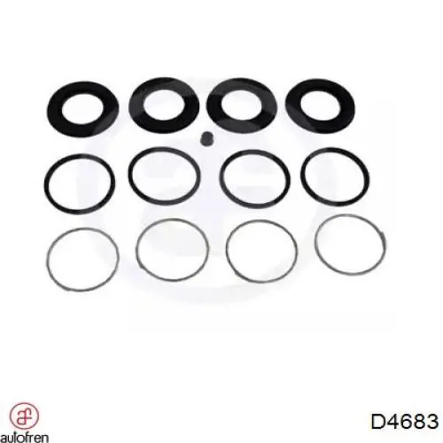 Compre D4683 Autofren Kit de reparação de suporte do freio dianteiro