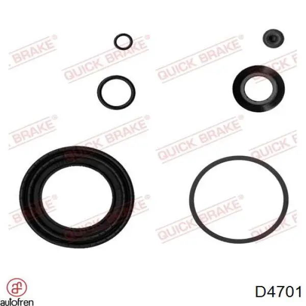 Compre D4701 Autofren Kit de reparação de suporte do freio traseiro