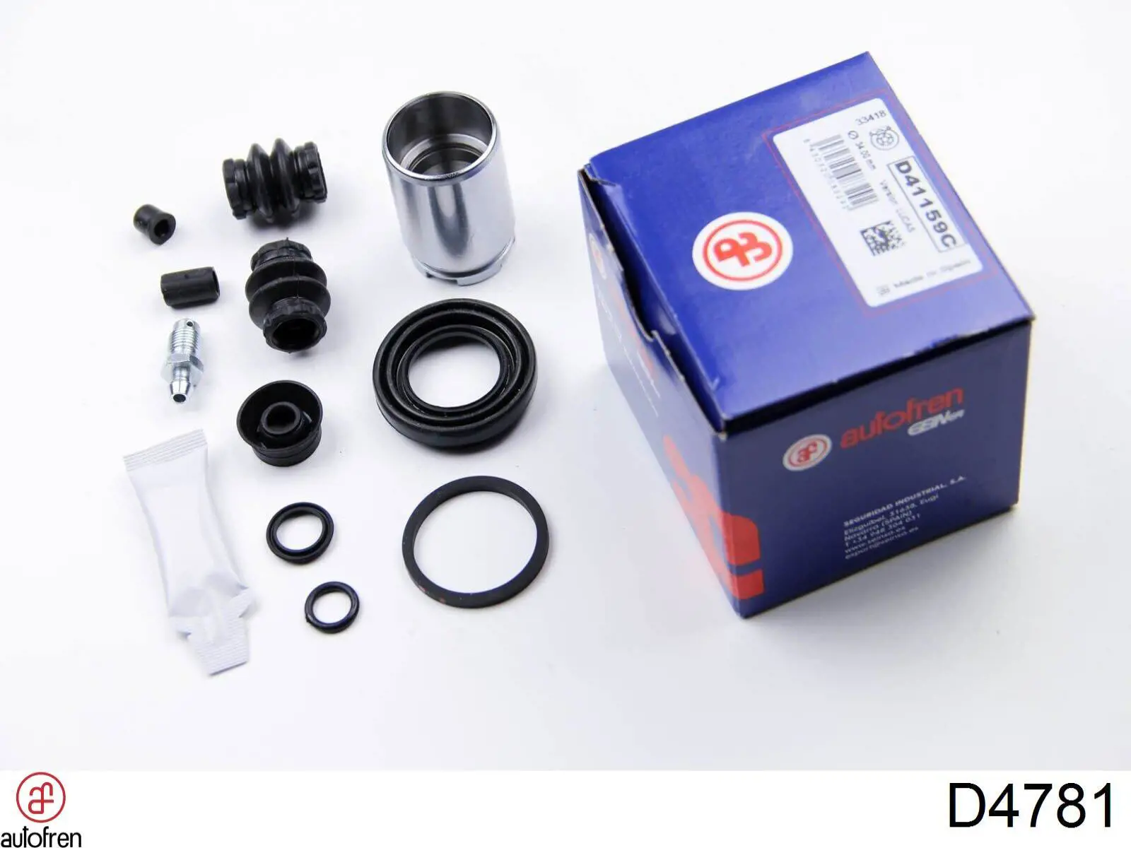 Compre D4781 Autofren Kit de reparação de suporte do freio traseiro