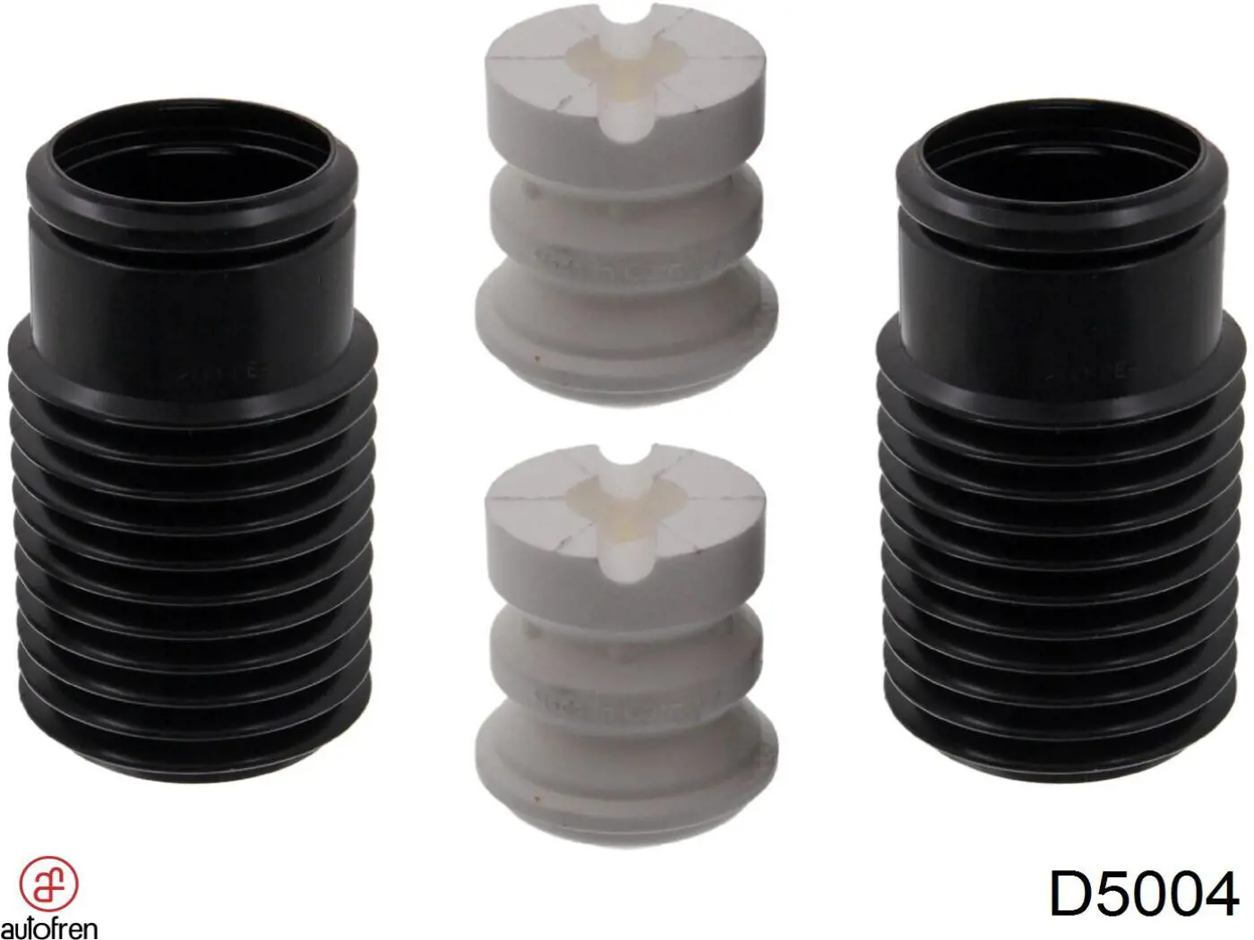 D5004 Autofren Pára-choque (grade de proteção) de amortecedor dianteiro + bota de proteção