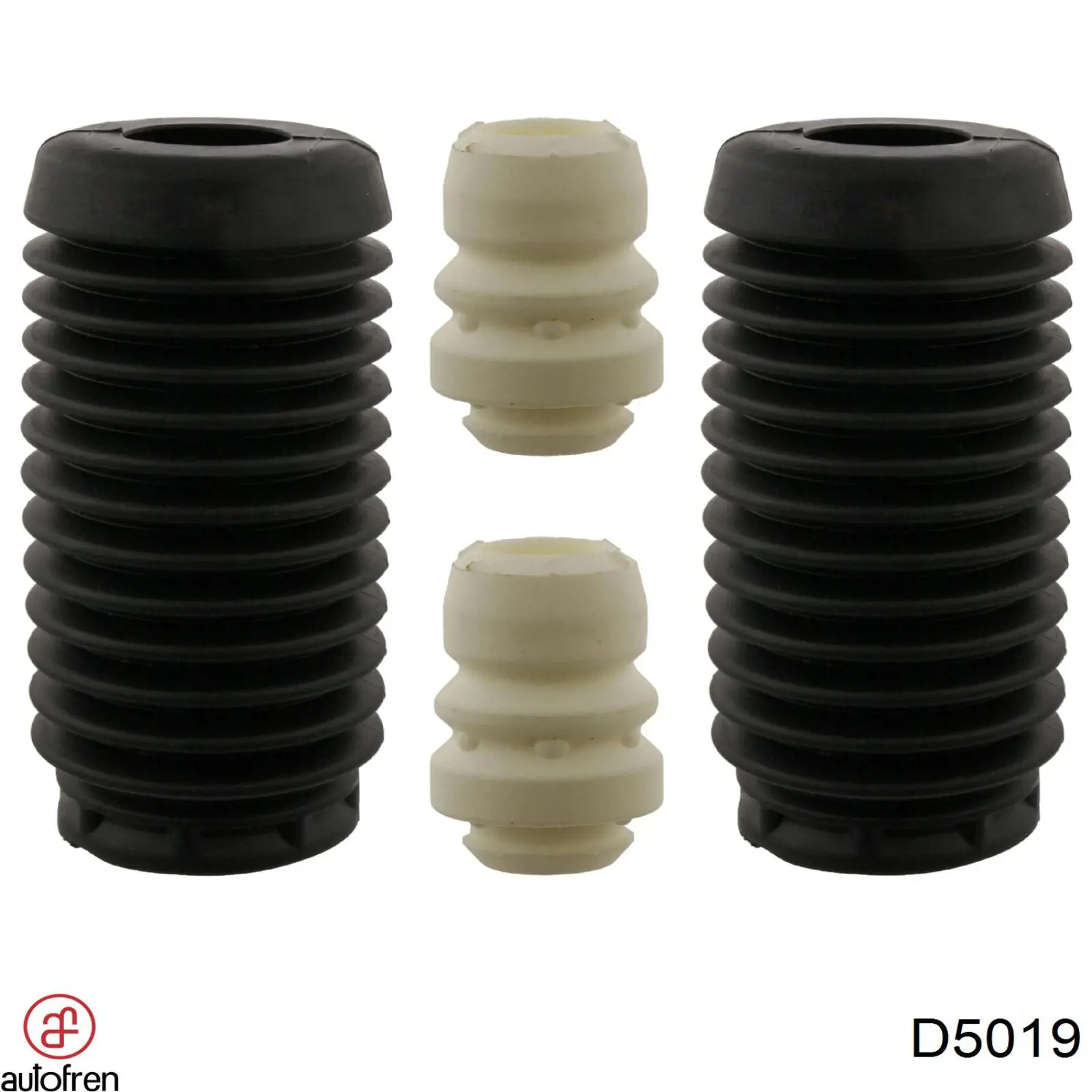 D5019 Autofren Pára-choque (grade de proteção) de amortecedor dianteiro + bota de proteção