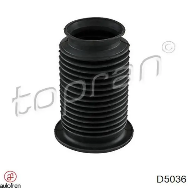 D5036 Autofren Pára-choque (grade de proteção) de amortecedor dianteiro + bota de proteção