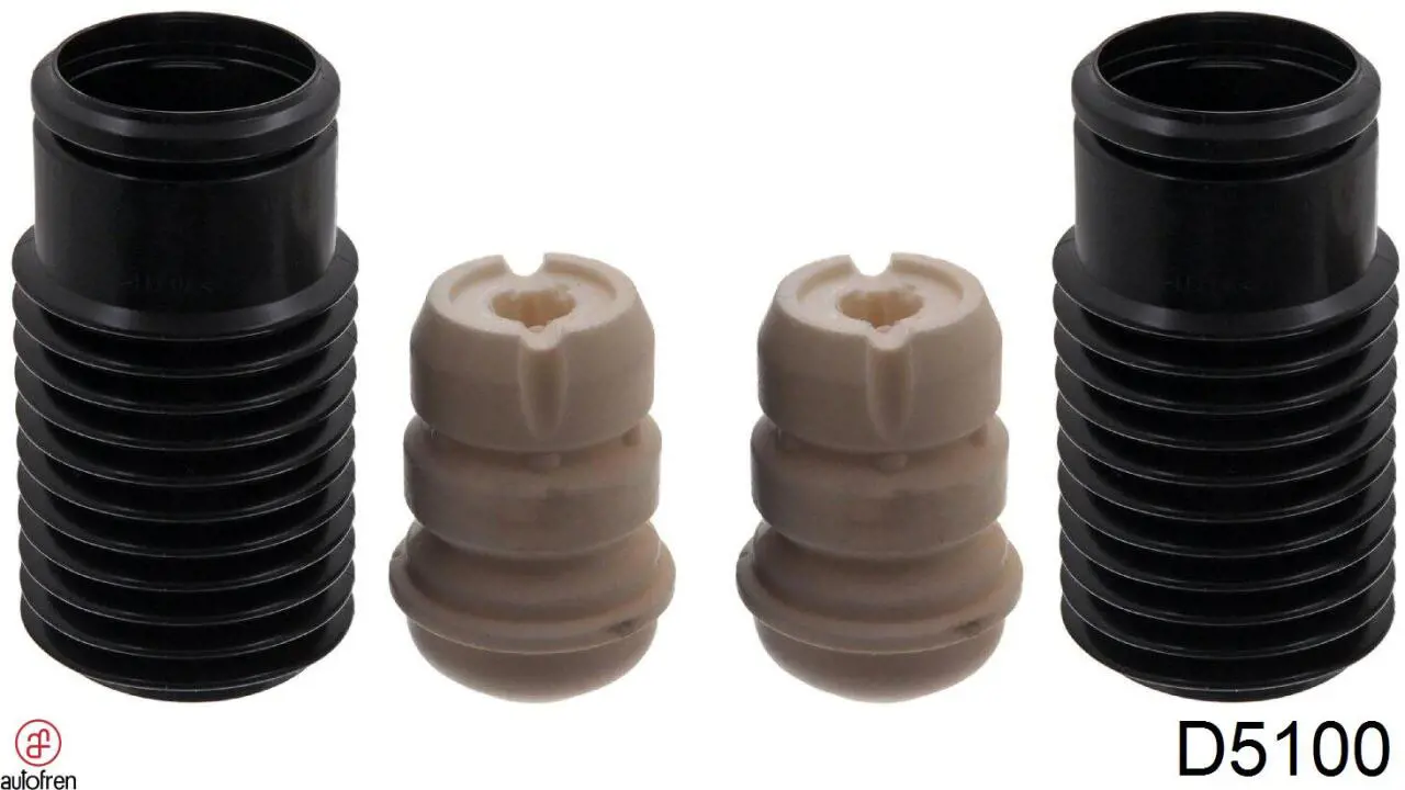 D5100 Autofren Pára-choque (grade de proteção) de amortecedor dianteiro + bota de proteção