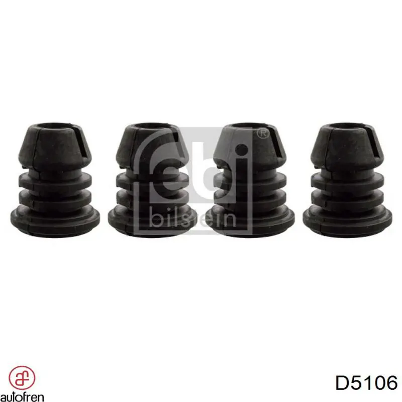 D5106 Autofren Pára-choque (grade de proteção) de amortecedor dianteiro + bota de proteção