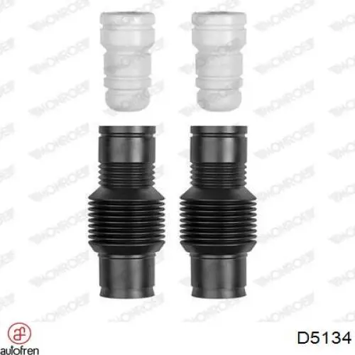 D5134 Autofren Pára-choque (grade de proteção) de amortecedor dianteiro + bota de proteção