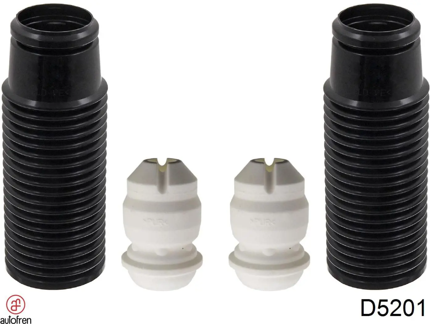 Pára-choque (grade de proteção) de amortecedor dianteiro + bota de proteção Autofren D5201 preço, a partir de 27,26 USD