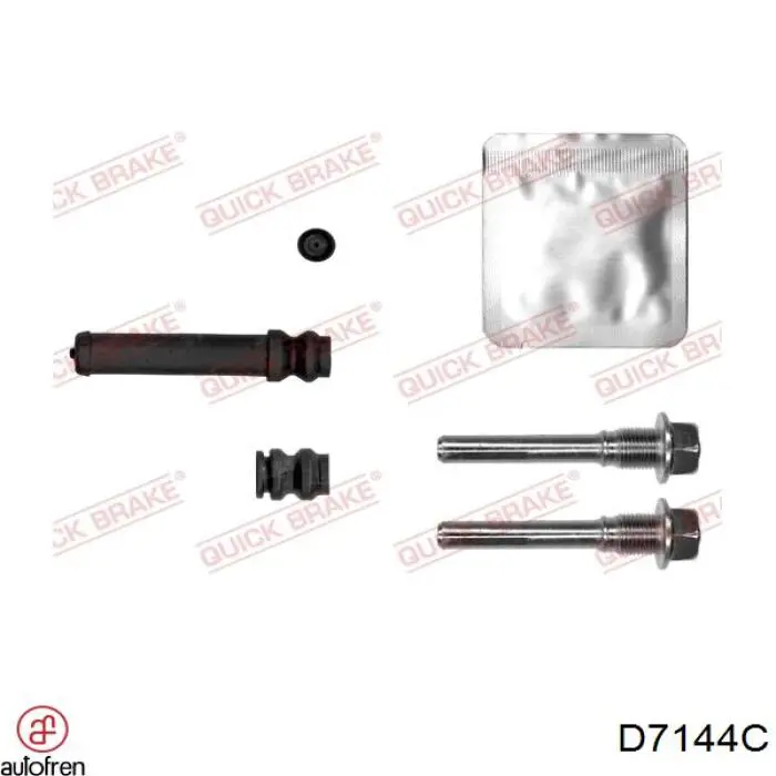 D7144C Autofren Guia de suporte traseiro