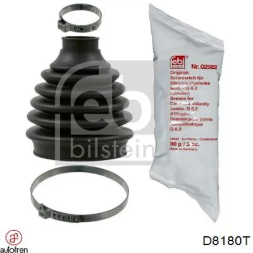 Bota de proteção externa de junta homocinética do semieixo dianteiro Autofren D8180T preço, a partir de 10,15 USD